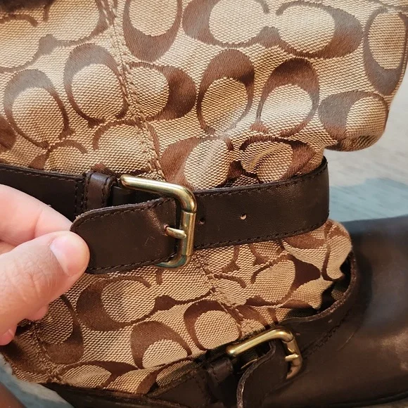 Coach Signature Snow/Rain Boots - Picture 8 of 9